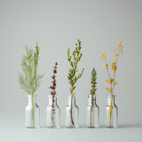 Les plantes.