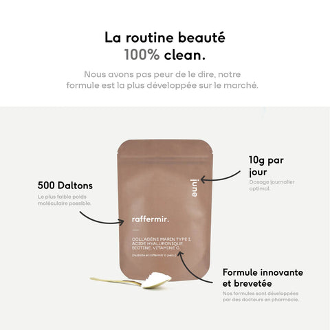 Collagène Marin formule Beauté+ Acide Hyaluronique et Biotine